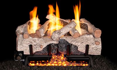 RH Peterson: G10 Series Vent-Free Charred Alpine Birch Logs - 16/18" — primary view