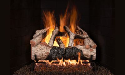 RH Peterson: Charred Mountain Birch Flame Enhanced Logs - 24" — primary view