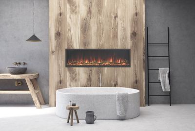 Modern Flames: Landscape Pro Slim 68" Built-in Fireplace — primary view