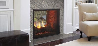 Hearth & Home Technologies: Fortress 36 Indoor/Outdoor See-Through Fireplace — primary view