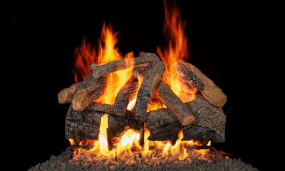 RH Peterson: Charred Majestic Oak Flame Enhanced Logs - 30" — primary view