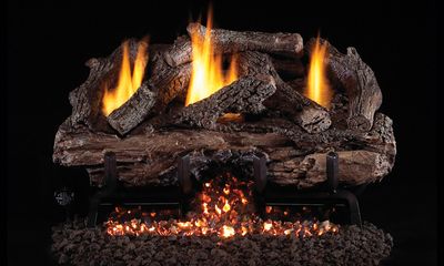 RH Peterson: G10 Series Vent-Free Charred Aged Split Logs - 24" — primary view