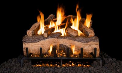 RH Peterson: G31 Series Mountain Crest Split Oak Logs - 33" — primary view
