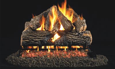 RH Peterson: Charred Oak Logs - 16" — primary view
