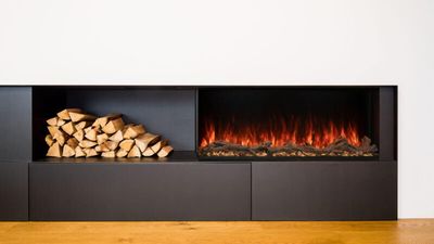 Modern Flames: 56" Landscape Pro Multi-Sided Fireplace — primary view