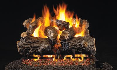 RH Peterson: Burnt Rustic Oak Logs - 16" — primary view