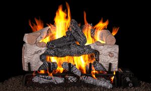 RH Peterson: Charred Cinder Birch Logs - 18/20"