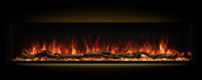 Modern Flames: 120" Landscape Pro Multi-Sided Fireplace — primary view