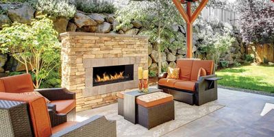 Fire Garden: 6424 Outdoor Gas Fireplace — primary view