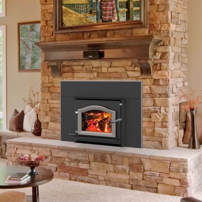 Kuma: Cascade LE-1 Wood Fireplace — primary view