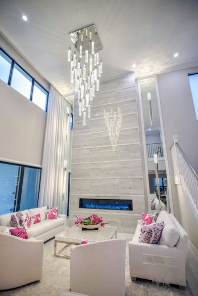 Modern Flames: Landscape Pro Slim 80" Built-in Fireplace — primary view