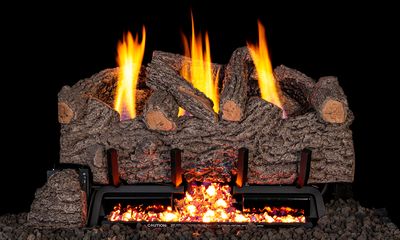 RH Peterson: G10 Series Vent-Free Gnarled Oak Logs - 16/18" — primary view