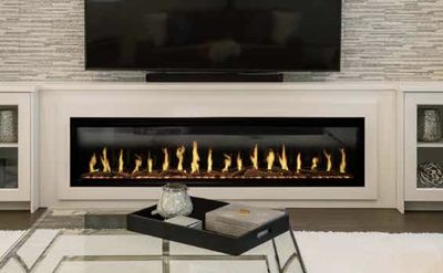Modern Flames: 76" Orion Slim Electric Fireplace V2 — primary view