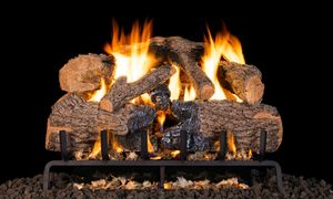 RH Peterson: G31 Series Charred Angel Oak Logs - 18/20"