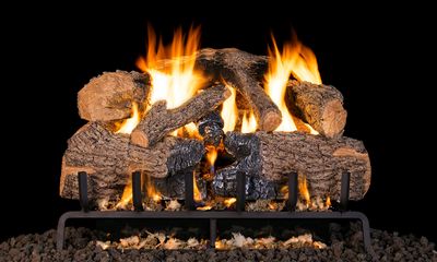 RH Peterson: G31 Series Charred Angel Oak Logs - 18/20" — primary view
