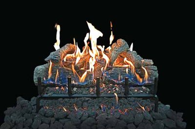 Grand Canyon: Lava Burner Front View GlowFire - 18-inch Logs — primary view