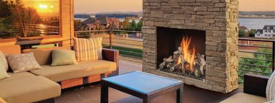 Fire Garden: 4035 Outdoor Gas Fireplace — primary view