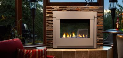 Hearth & Home Technologies: Twilight Modern Indoor/Outdoor See-Through Fireplace — primary view