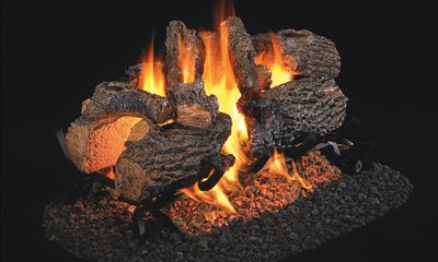 RH Peterson: Charred Oak See-Thru Logs - 16" — primary view