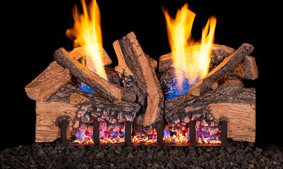 RH Peterson: G19A Series Vent-Free Foothill Split Oak Logs - 24" — primary view