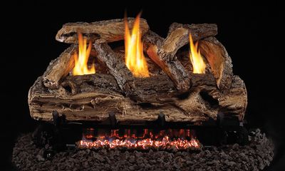 RH Peterson: G9 Series Split Oak Vent-Free See-Thru Logs - 24" — primary view
