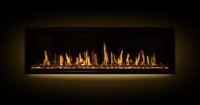 Modern Flames: 100" Orion Slim Electric Fireplace V2 — primary view