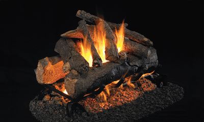 RH Peterson: American Oak Designer See-Thru Logs - 24" — primary view