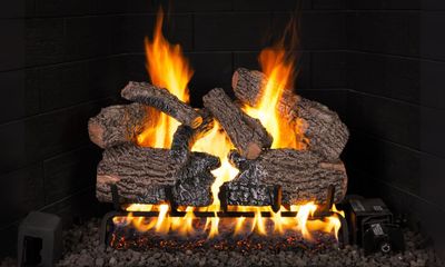 RH Peterson: Charred Oak Flame Enhanced Logs - 24" — primary view