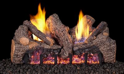 RH Peterson: G19A Series Vent-Free Foothill Oak Logs - 18" — primary view