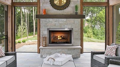 Outdoor Lifestyles: Vesper 36 Outdoor Gas Fireplace — primary view