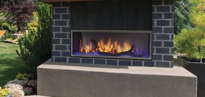Hearth & Home Technologies: Lanai 48 See-Through Fireplace — primary view