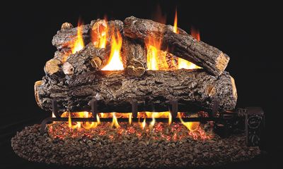 RH Peterson: Rustic Oak Designer Logs - 24" — primary view