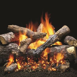 Hearth & Home Technologies: 24-Inch 3-Tier Fireside Grand Oak Gas Log Sets