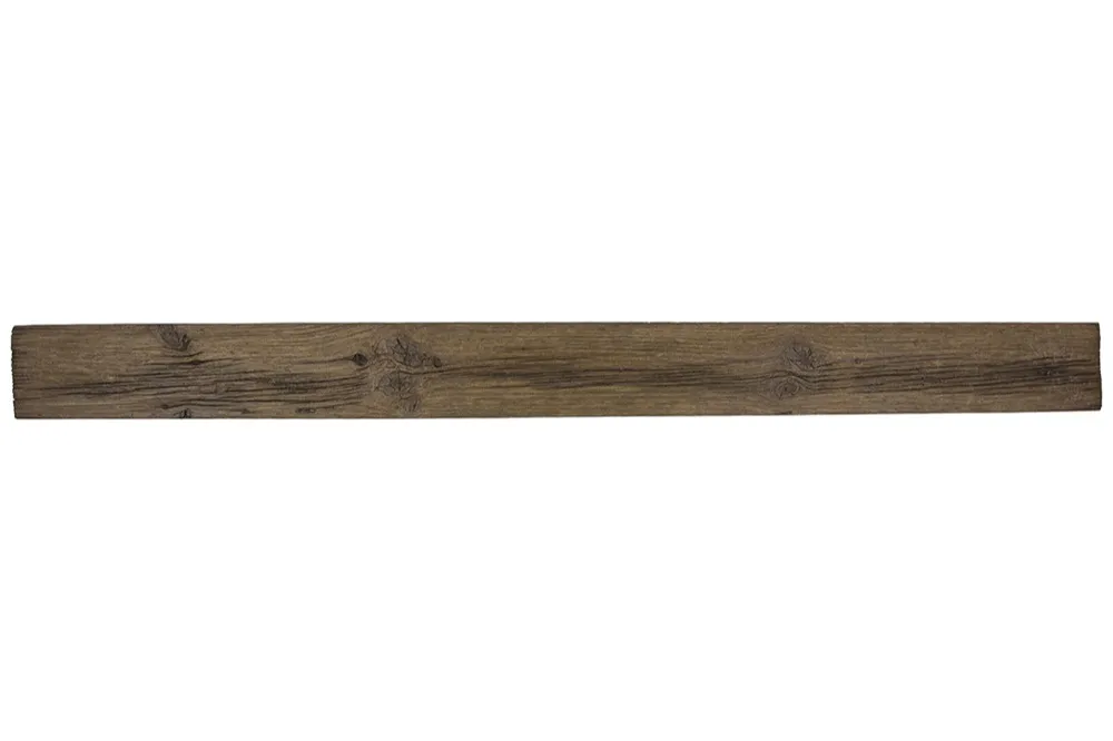 MagraHearth Natural Wood Series — non-combustible cast concrete mantel