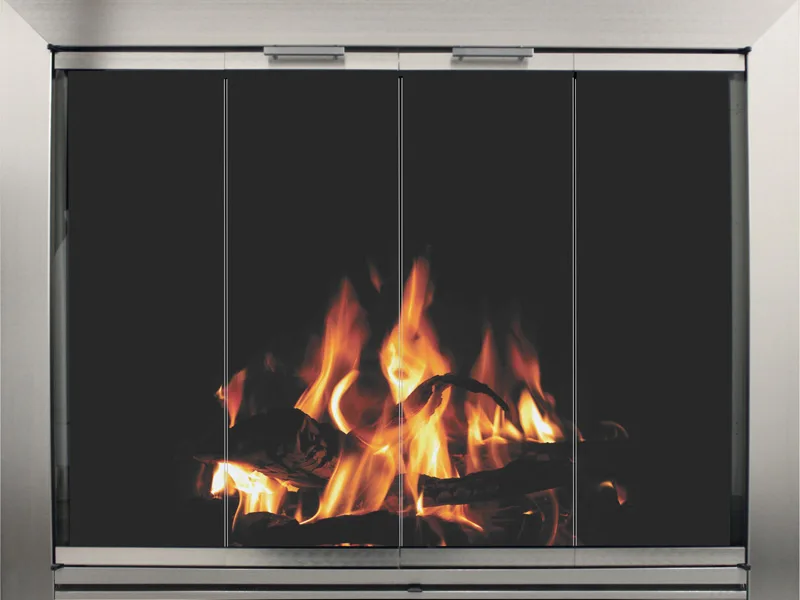 Stoll Avalon Standard fireplace glass door