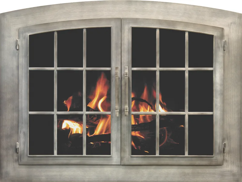 Stoll Industrial fireplace glass door