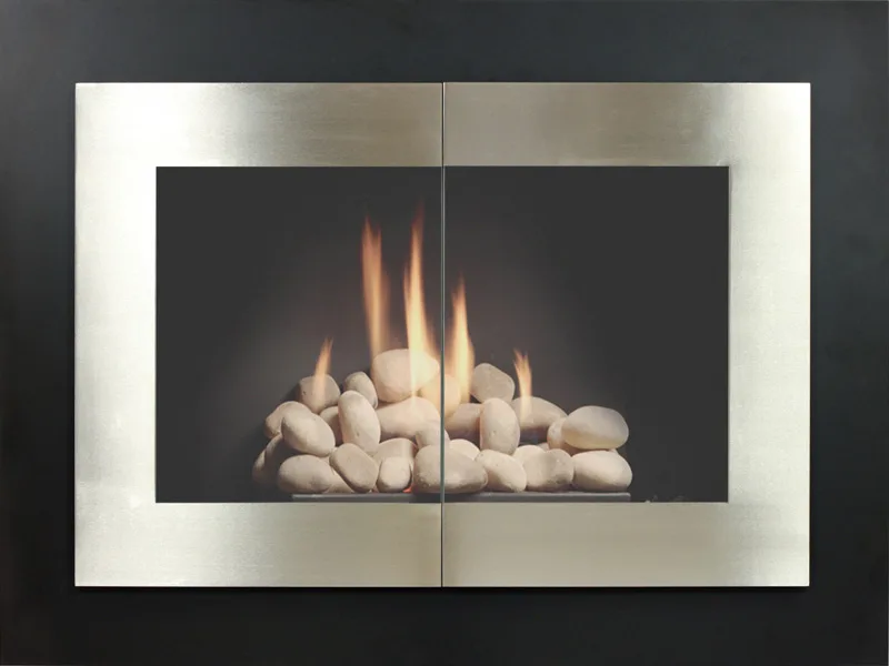Stoll Manhattan fireplace glass door