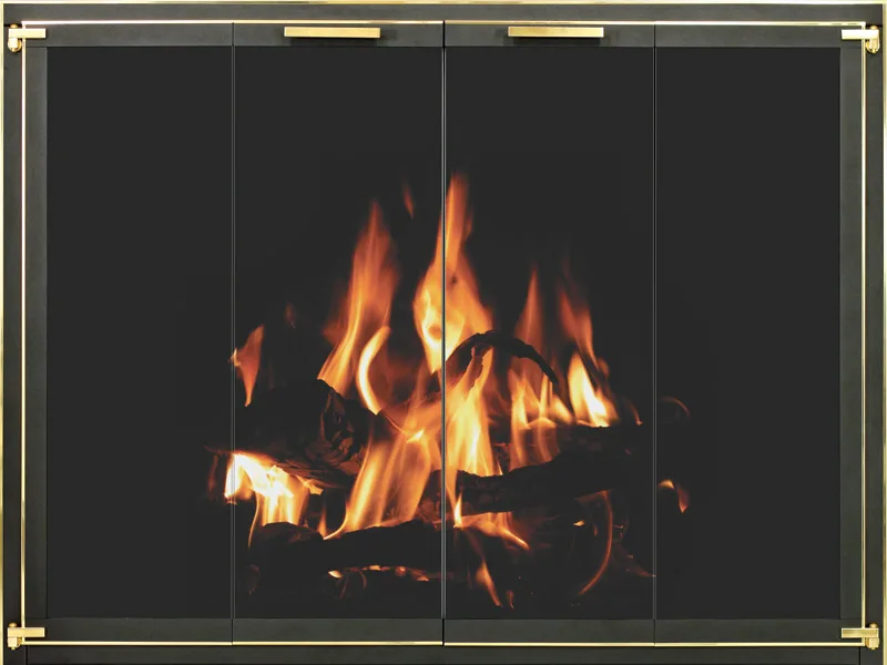 Stoll Original fireplace glass door