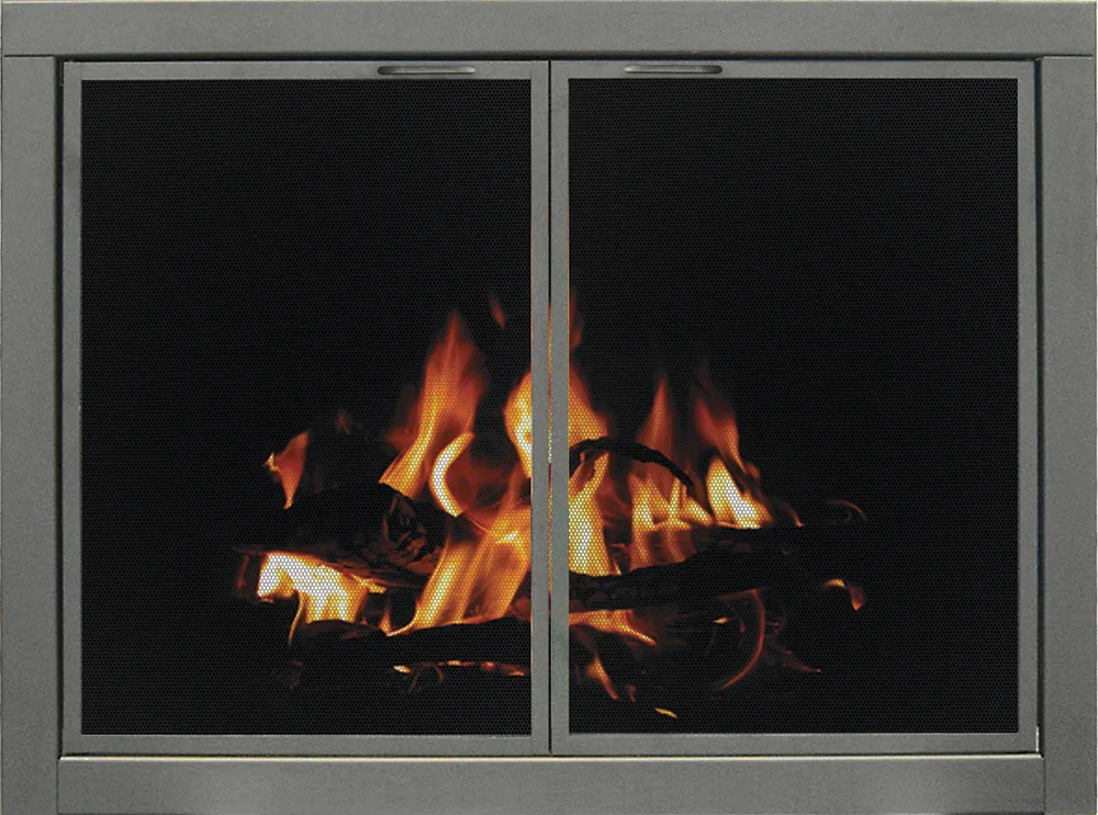 Stoll Standard Mesh Door fireplace glass door