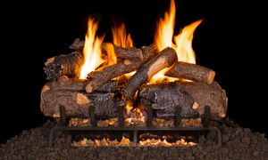 RH Peterson: G31 Series Charred American Oak Logs - 18/20"